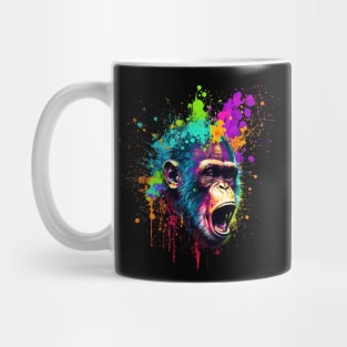 Monkey splatter Mug